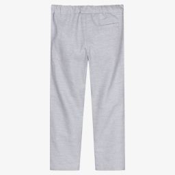 Sarah Louise-Boys Blue Cotton Trousers | Childrensalon Outlet