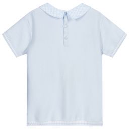 Sarah Louise-Boys Blue Knitted Sweater | Childrensalon Outlet