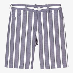 Sarah Louise-Boys Blue & White Shorts | Childrensalon Outlet
