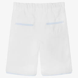 Sarah Louise-Boys Cotton & Linen Shorts | Childrensalon Outlet