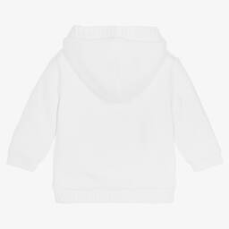سارا لويز-جاكيت أكريليك محبوك لون أبيض للأولاد | Childrensalon Outlet