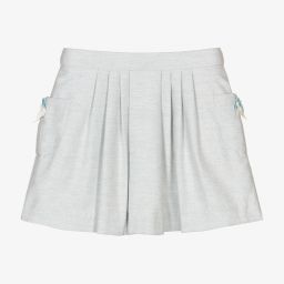 Sarah Louise-Girls Blue Coton Blend Skirt | Childrensalon Outlet