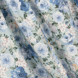 Sarah Louise-Girls Blue Cotton Floral Dress | Childrensalon Outlet