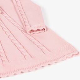 Sarah Louise-Girls Cotton Cable Knit Dress | Childrensalon Outlet