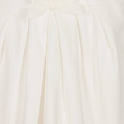 Sarah Louise-Girls Ivory Cotton Jersey Dress  | Childrensalon Outlet