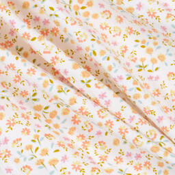 Sarah Louise-Girls Ivory Floral Smocked Cotton Dress | Childrensalon Outlet