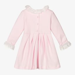 Sarah Louise-Girls Pink Cotton Jersey Dress | Childrensalon Outlet