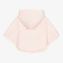 Sarah Louise-Girls Pink Knitted Cape | Childrensalon Outlet