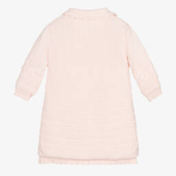 Sarah Louise-Girls Pink Knitted Coat | Childrensalon Outlet