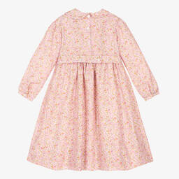 Sarah Louise-Girls Pink Smocked Dress | Childrensalon Outlet