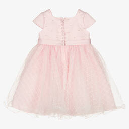 Sarah Louise-Girls Pink Tulle Occasion Dress  | Childrensalon Outlet