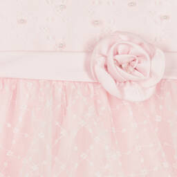 Sarah Louise-Girls Pink Tulle Occasion Dress  | Childrensalon Outlet