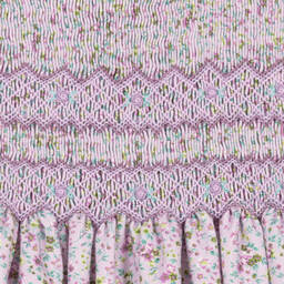 Sarah Louise-Girls Purple Smocked Dress | Childrensalon Outlet