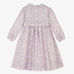 Sarah Louise-Girls Purple Smocked Dress | Childrensalon Outlet