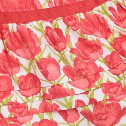 Sarah Louise-Girls Red Cotton Skirt | Childrensalon Outlet