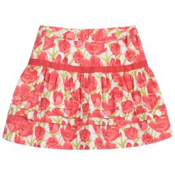 Sarah Louise-Girls Red Cotton Skirt | Childrensalon Outlet
