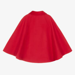 Sarah Louise-Girls Scarlet Cloak with Velvet Collar | Childrensalon Outlet