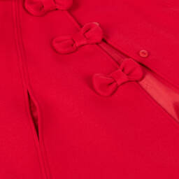 Sarah Louise-Girls Scarlet Cloak with Velvet Collar | Childrensalon Outlet