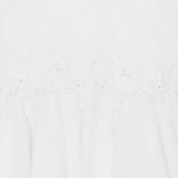 Sarah Louise-Girls White Tulle Special Occasion Dress | Childrensalon Outlet