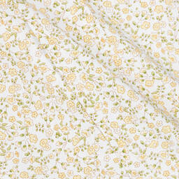 Sarah Louise-Girls Yellow Floral Cotton Dress | Childrensalon Outlet