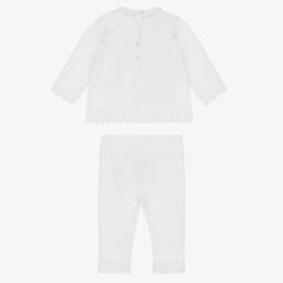 Sarah Louise-Ivory Outfit Sets-trousers Sets | Childrensalon Outlet