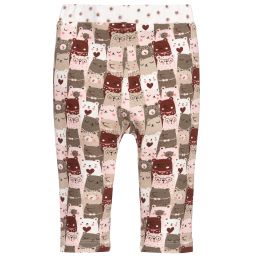 Sarah Louise-Pink & Grey Jersey Trousers | Childrensalon Outlet