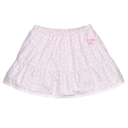 سارا لويز-Pink & White Cotton Skirt | Childrensalon Outlet