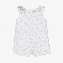 Sarah Louise-White Cotton Baby Shortie | Childrensalon Outlet