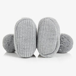 ساتيلا أوف سويدن-بوت أكريليك محبوك لون رمادي للأطفال | Childrensalon Outlet