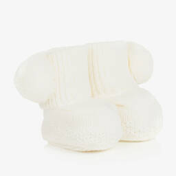 ساتيلا أوف سويدن-بوت أكريليك محبوك لون عاجي للأطفال | Childrensalon Outlet