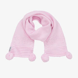 Sätila of Sweden-Pink Belle Knitted Scarf (88cm) | Childrensalon Outlet