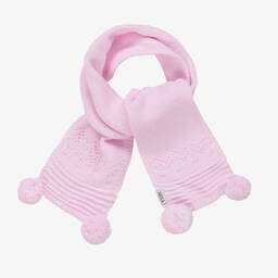 Sätila of Sweden-Pink Belle Knitted Scarf (88cm) | Childrensalon Outlet