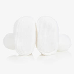 ساتيلا أوف سويدن-بوت أكريليك محبوك لون أبيض للأطفال | Childrensalon Outlet