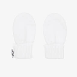 Sätila of Sweden-قفازات أكريليك محبوك لون أبيض للأطفال | Childrensalon Outlet