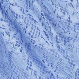 Self-Portrait-Girls Cornflower Lace Dress | Childrensalon Outlet