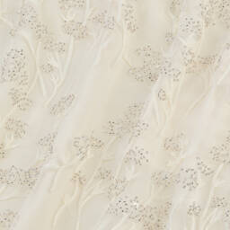 Self-Portrait-Girls Elegant Ivory Glitter Gown | Childrensalon Outlet