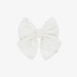 Self-Portrait-Girls Elegant Ivory Lace Clip | Childrensalon Outlet
