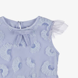 Self-Portrait-Girls Lavender Embellished Tulle Gown | Childrensalon Outlet