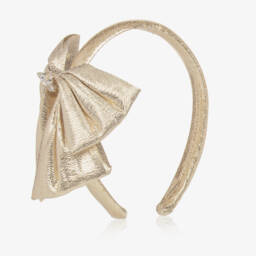 Self-Portrait-عصابة رأس ذهبية لامعة للبنات | Childrensalon Outlet