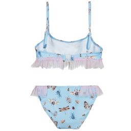 Selini Action-Голубое бикини с принтом в виде насекомых | Childrensalon Outlet