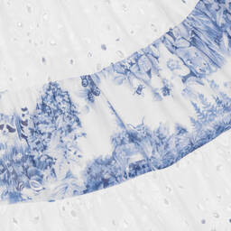 Selini Action-فستان برودوري لون أزرق | Childrensalon Outlet