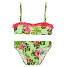 Selini Action-Girls Green Bandeau Bikini | Childrensalon Outlet