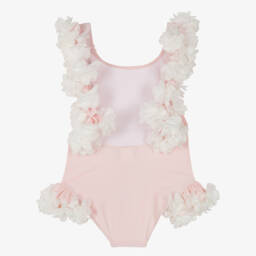 Selini Action-Girls Pale Pink Floral Swimwear | Childrensalon Outlet
