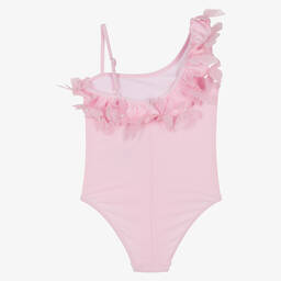 Selini Action-Girls Pink Butterfly Swimsuit | Childrensalon Outlet