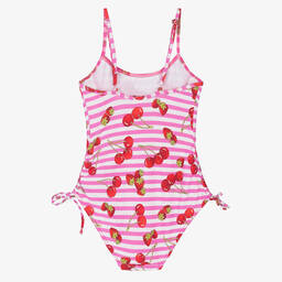 Selini Action-Розовый купальник с вишнями | Childrensalon Outlet