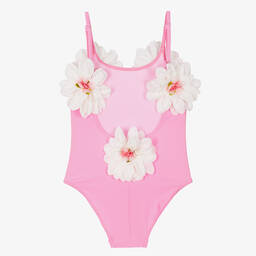 Selini Action-Розовое бикини с аппликацией из цветов | Childrensalon Outlet