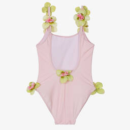 Selini Action-Розовое бикини с аппликацией из цветов | Childrensalon Outlet