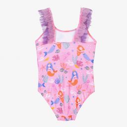 Selini Action-Розовый купальник с русалками для девочек | Childrensalon Outlet