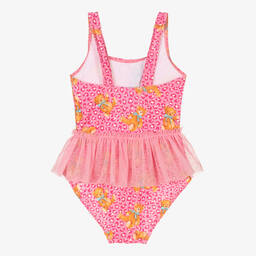 Selini Action-Girls Pink Teddy Bear Tutu Swimsuit | Childrensalon Outlet
