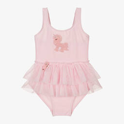 Selini Action-مايّو بطبعة يونيكورن لون زهري للبنات | Childrensalon Outlet